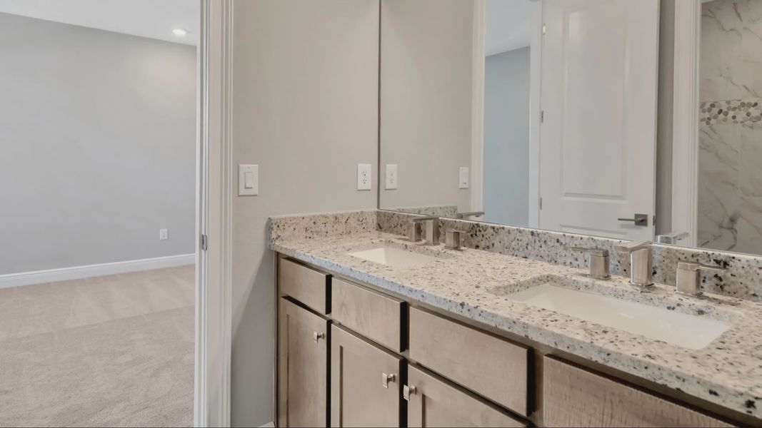 Representative furnished interior of a home built from the Canary by DRB Homes in River Preserve Estates, Parrish (Image 23).