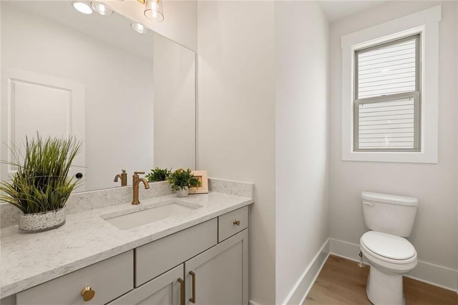 Furnished interior view inside a new home in Soleil Summit Chase, Snellville (Image 12).