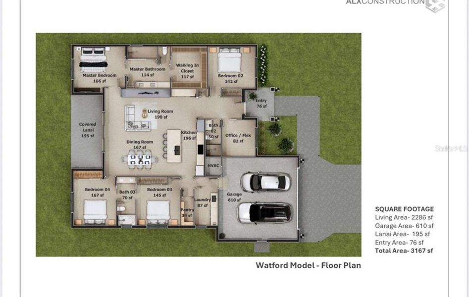 2D floor plan layout of this home in , Port Charlotte, FL (Image 5). 2D floor plan layout of this home in , Port Charlotte, FL (Image 5).