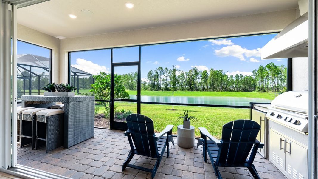 Representative exterior details of a home built from the Grenada by Taylor Morrison in Hammock at Two Rivers, Zephyrhills (Image 3).