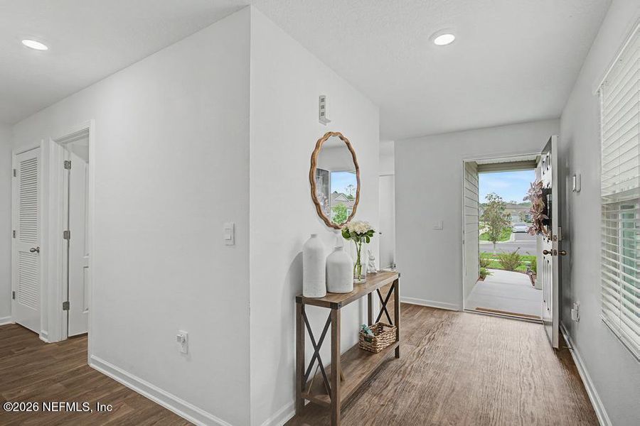 Furnished interior view inside a new home in Cross Creek Express, Green Cove Springs (Image 9).