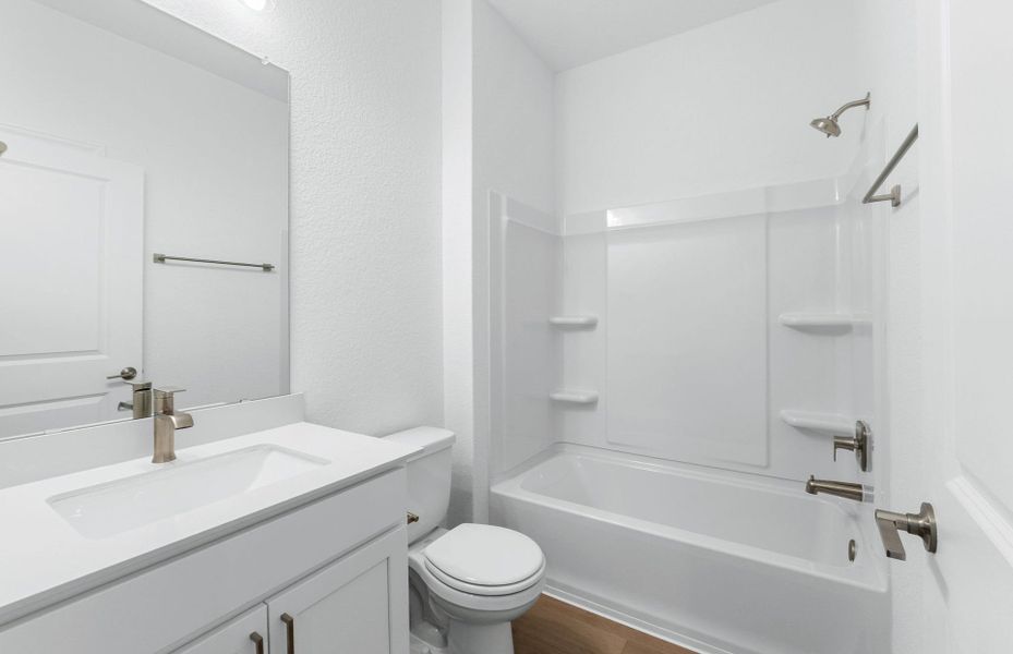 Furnished interior view inside a new home in Saddleback at Santa Rita Ranch, Liberty Hill (Image 5).