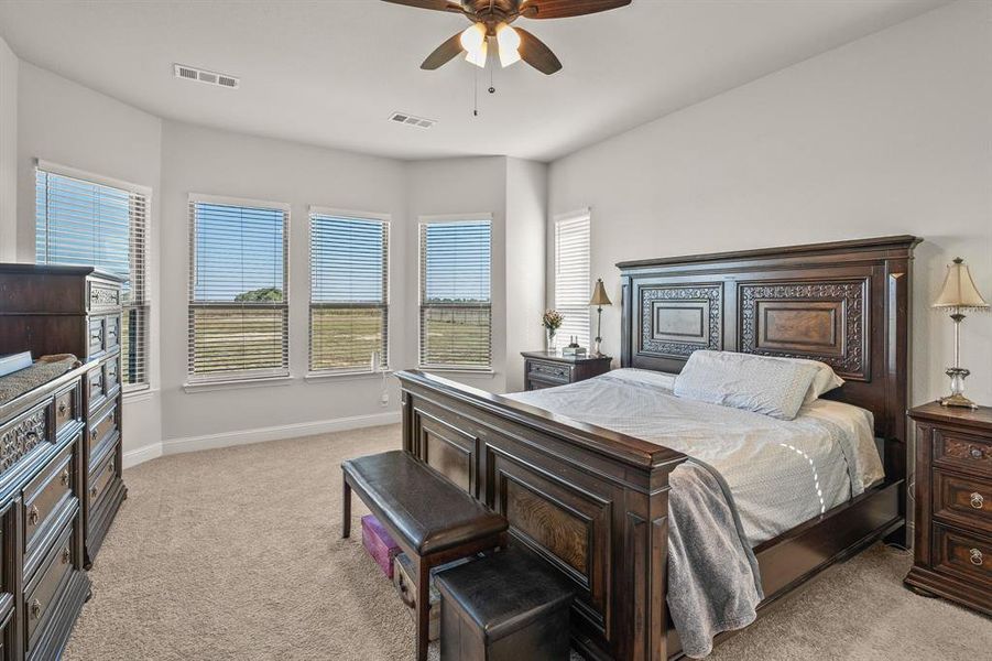 High ceilings, Bay window with room for seating area High ceilings, Bay window with room for seating area