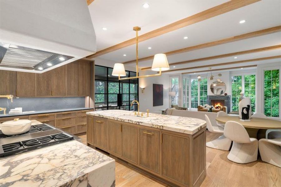 Furnished interior view inside a new home in , Atlanta (Image 61).