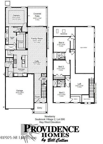 2D floor plan layout of this home in , Ponte Vedra, FL (Image 2).