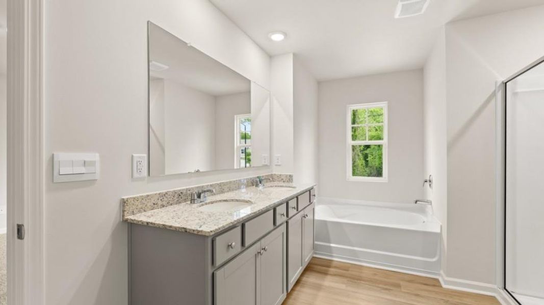 Furnished interior view inside a new home in Fairhaven, Lithia Springs (Image 4).