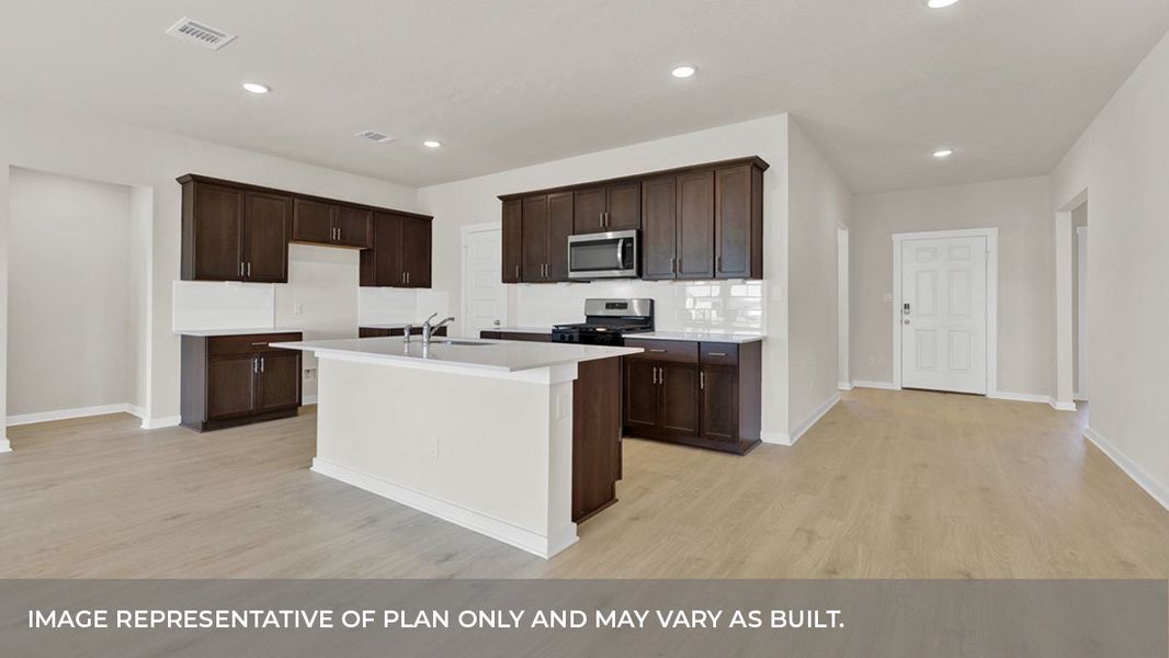 Furnished interior view inside a new home in Hartland Ranch, Lockhart (Image 6).
