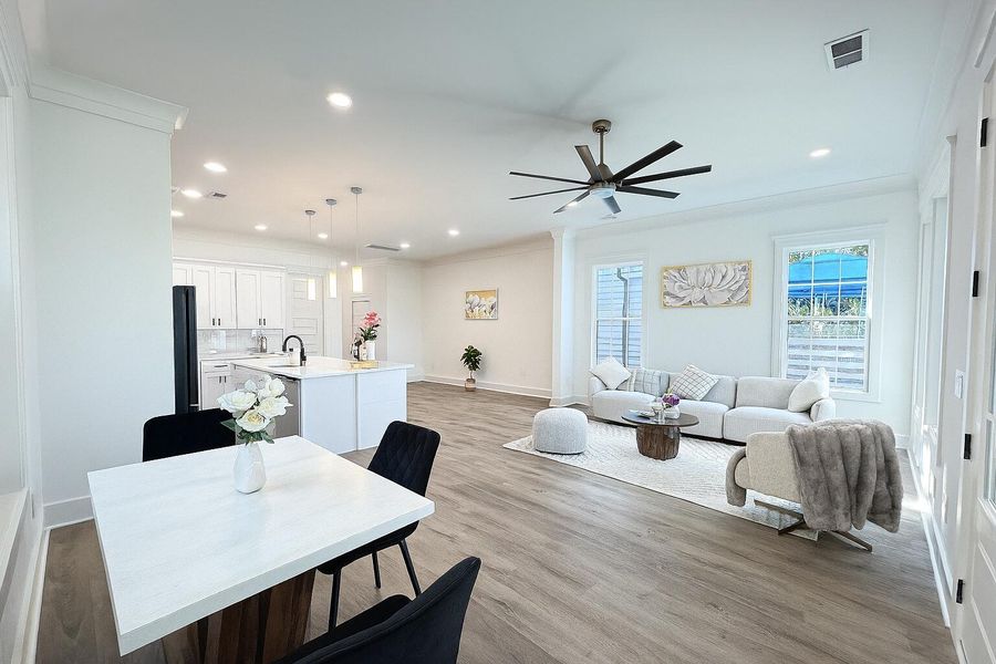Furnished interior view inside a new home in , North Charleston (Image 18).