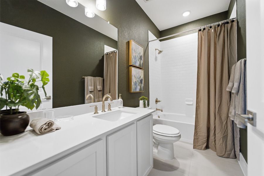 Furnished interior view inside a new home in Sunfield, Buda (Image 34).