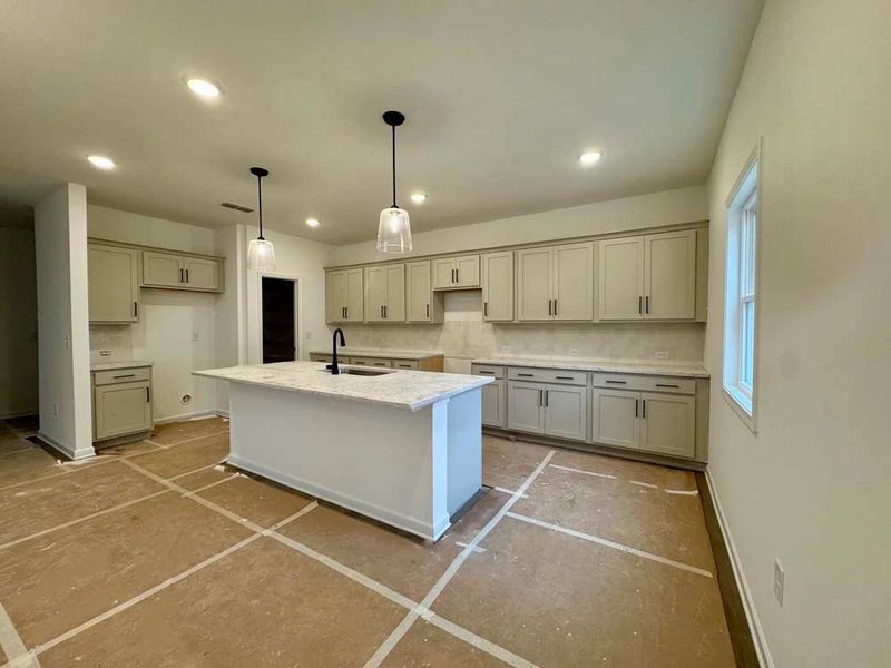 Kitchen featuring Artisan Collection Finishes Construction Progress Kitchen featuring Artisan Collection Finishes Construction Progress