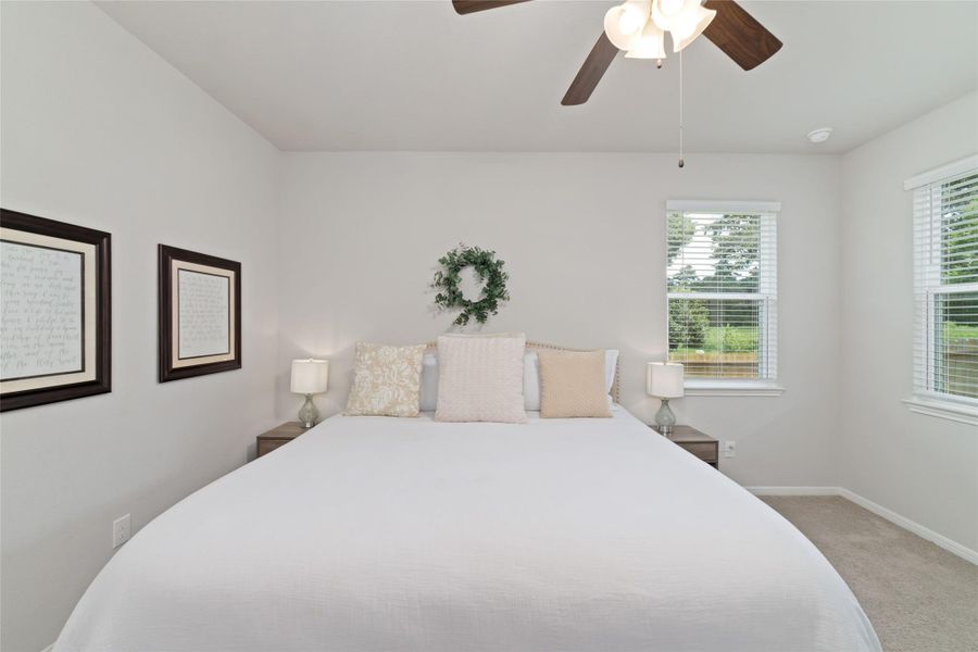 Furnished interior view inside a new home in Rosehill Meadow, Tomball (Image 28). Furnished interior view inside a new home in Rosehill Meadow, Tomball (Image 28).