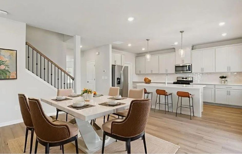 Furnished interior view inside a new home in Harmony Manor, Fairburn (Image 8).