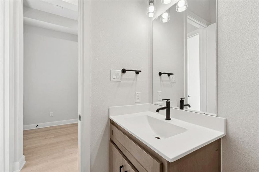 Furnished interior view inside a new home in South Pointe  Cottage Series, Mansfield (Image 4).