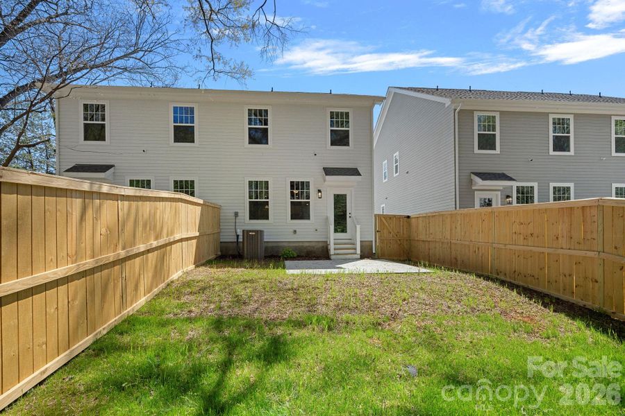 Exterior details and patio area of a home in , Charlotte (Image 20).