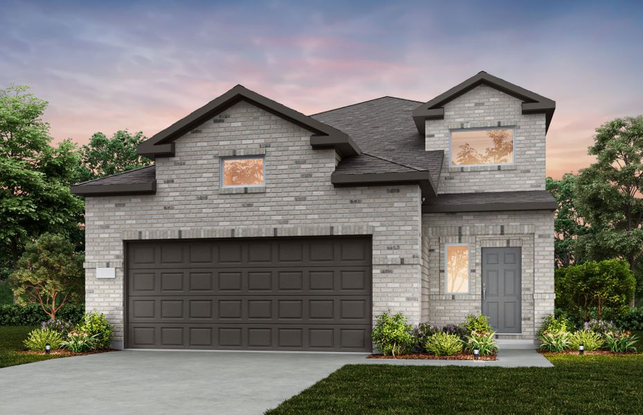 Representative exterior photo of a completed home built from the Toyah by Centex in Ashford Crossing, Princeton, TX (Image 9).