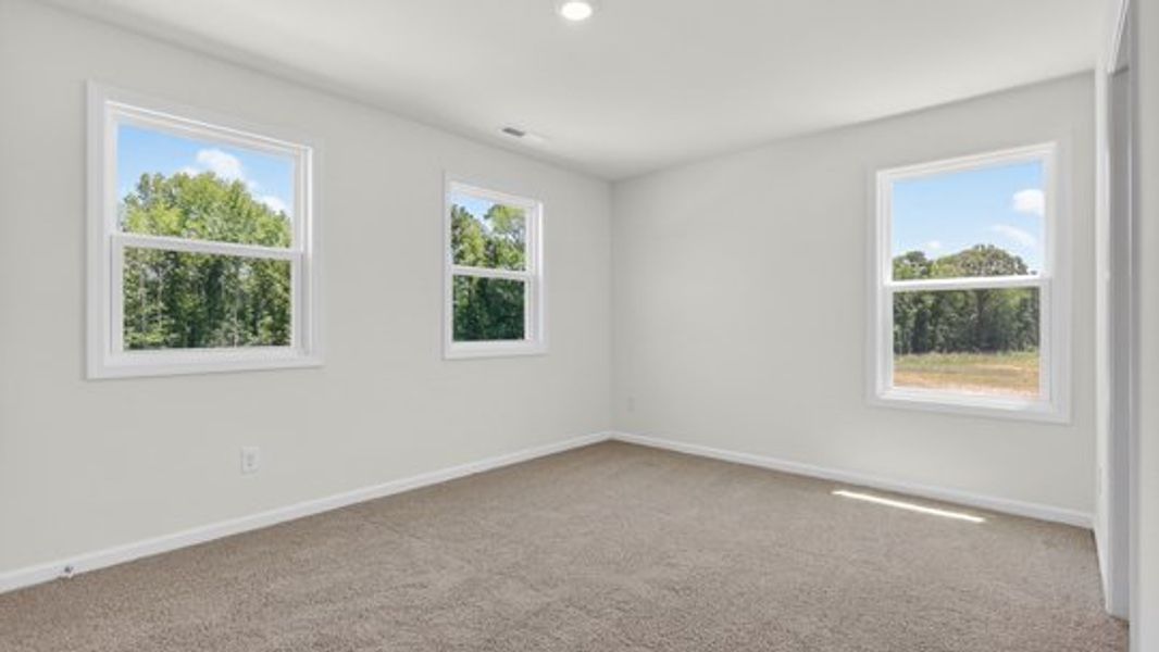 Representative unfurnished interior of a home built from the Wylie by D.R. Horton in The Manors at Swift Creek Farm, Clayton (Image 23).