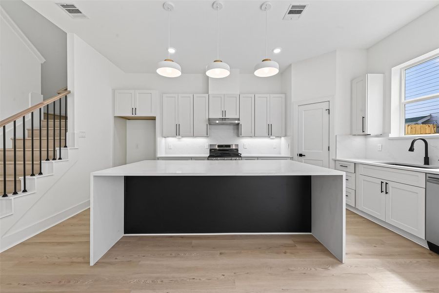 Furnished interior view inside a new home in , Houston (Image 9).