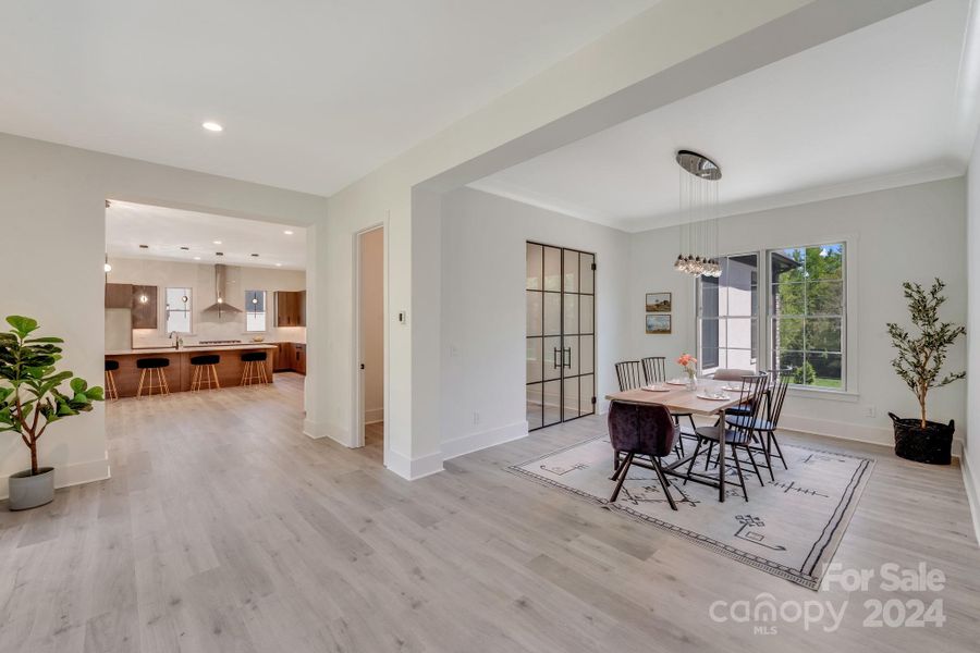 Furnished interior view inside a new home in , Charlotte (Image 14).