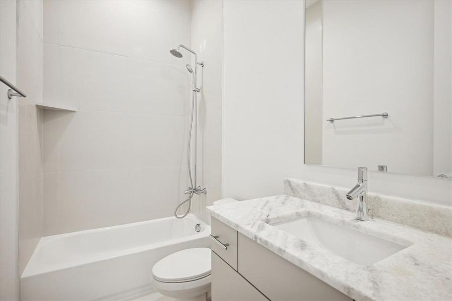 Furnished interior view inside a new home in Addison Grove, Addison (Image 7).