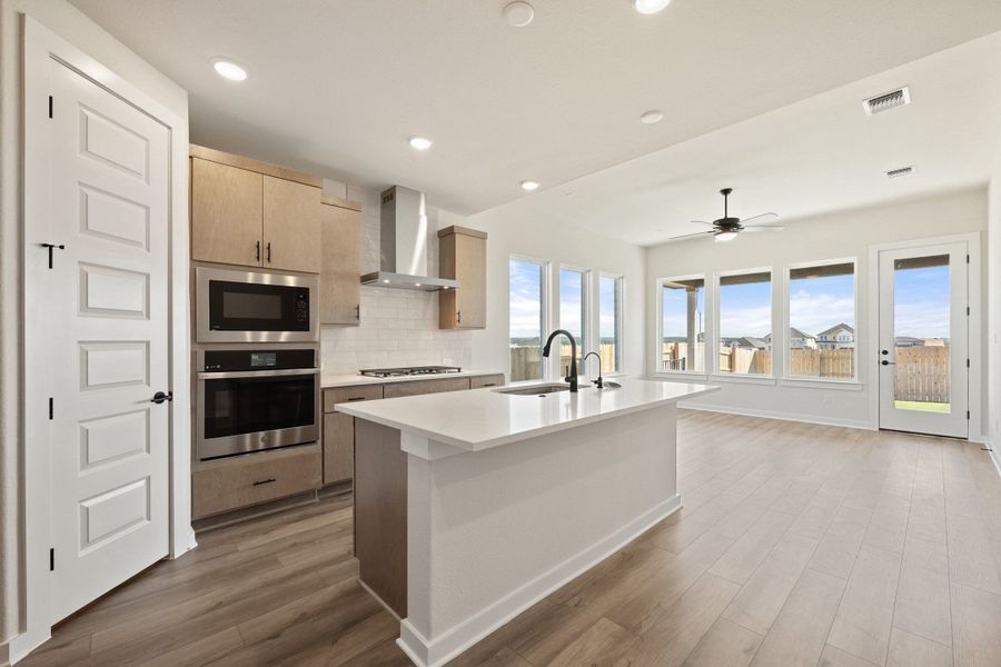 Furnished interior view inside a new home in Lariat, Liberty Hill (Image 11).