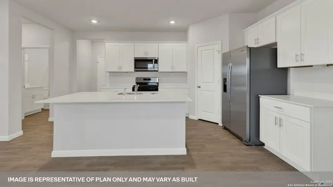 Furnished interior view inside a new home in Whisper South, San Marcos (Image 5).