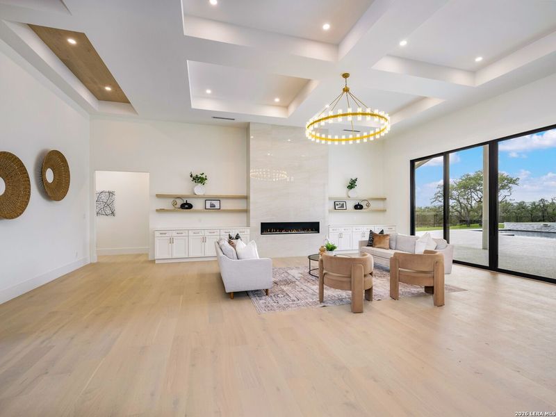 Furnished interior view inside a new home in , Boerne (Image 7). Furnished interior view inside a new home in , Boerne (Image 7).