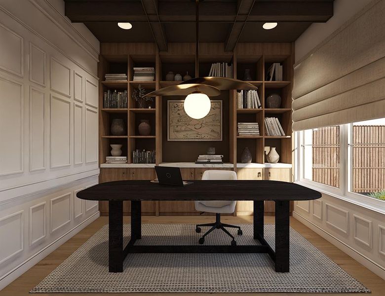 Furnished interior view inside a new home in , Dallas (Image 3).