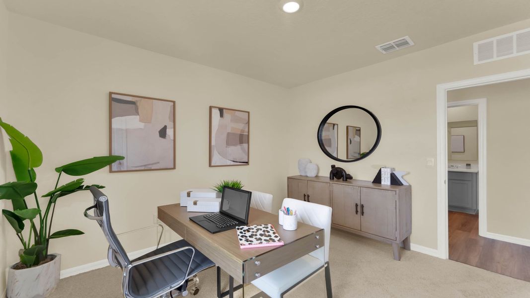 Furnished interior view inside a new home in Windrose, Apopka (Image 17).
