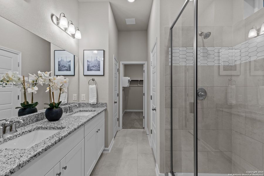 Furnished interior view inside a new home in Hunter's Ranch, San Antonio (Image 7).