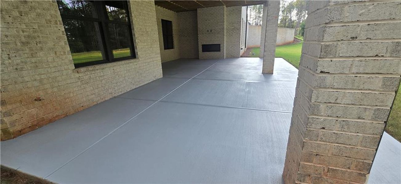 Exterior details and patio area of a home in , Milton (Image 37).