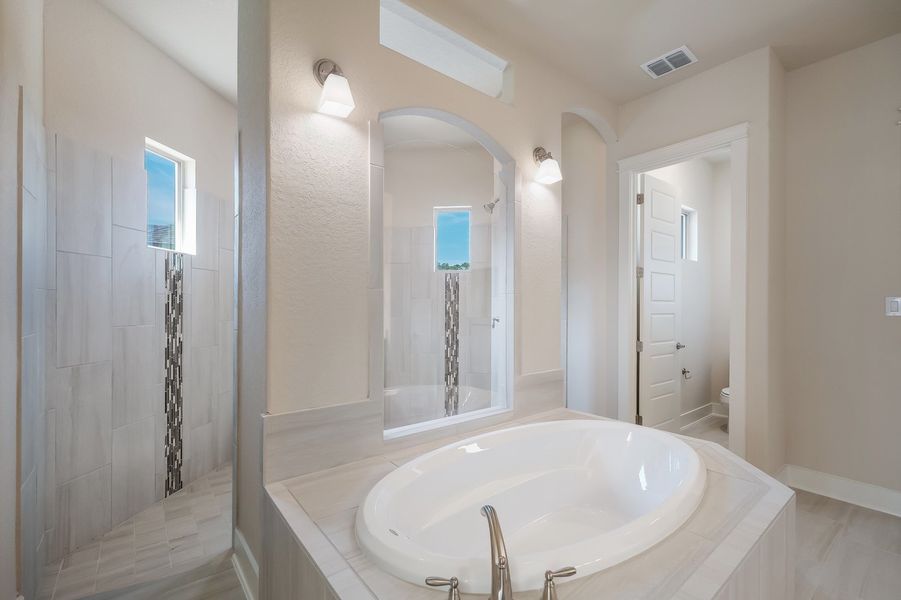 Representative furnished interior of a home built from the The Addison by Whitestone Custom Homes in Johnson Ranch, Bulverde (Image 17).