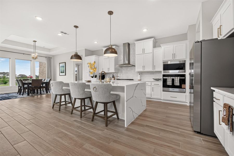 Furnished interior view inside a new home in , Brookshire (Image 27).
