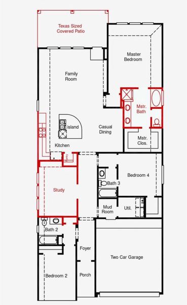 2D floor plan layout of this home in , Spring, TX (Image 2). 2D floor plan layout of this home in , Spring, TX (Image 2).