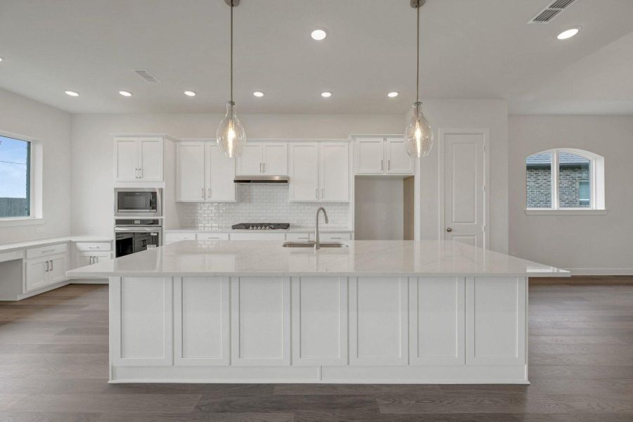 Furnished interior view inside a new home in Brookewater - Ascent Collection, Rosenberg (Image 5).
