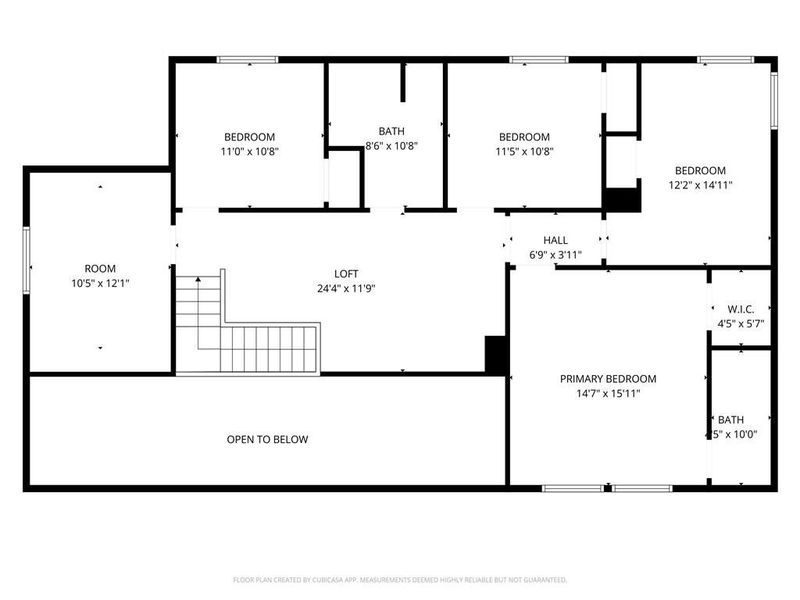 2D floor plan layout of this home in , McCaysville, GA (Image 4).