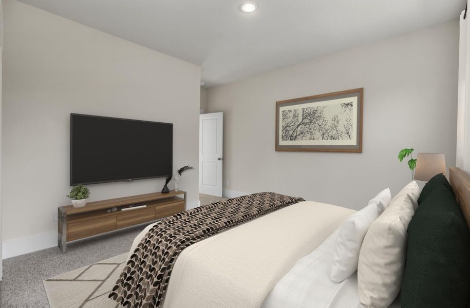 Furnished interior view inside a new home in Indigo Grove Single Family Homes, Johns Island (Image 48).