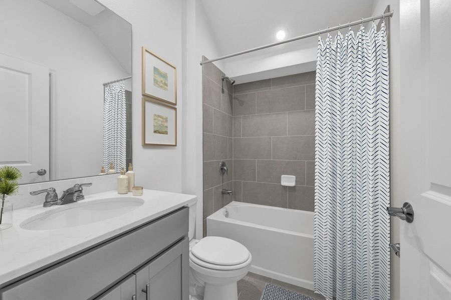 Representative furnished interior of a home built from the The Chester by Stanley Martin Homes in Pine Grove Reserve, St. Cloud (Image 17).