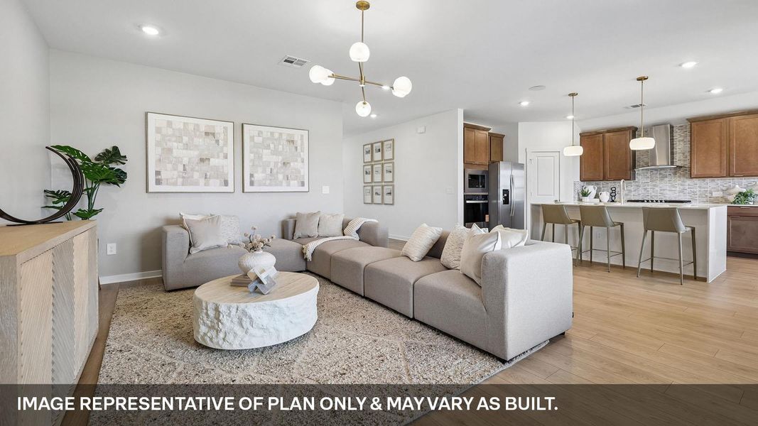 Furnished interior view inside a new home in Monarch Ranch, Manor (Image 29). Furnished interior view inside a new home in Monarch Ranch, Manor (Image 29).
