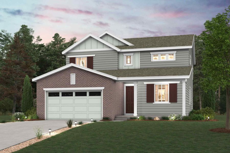 Roosevelt | Residence 40214 | Elevation C Roosevelt | Residence 40214 | Elevation C