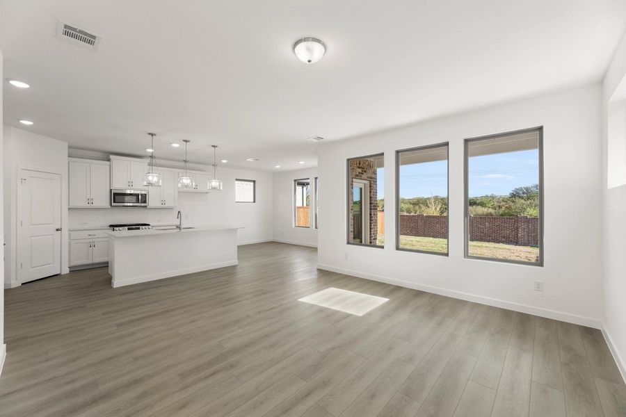 Open Kitchen-Living-Dining Room Representative Photo