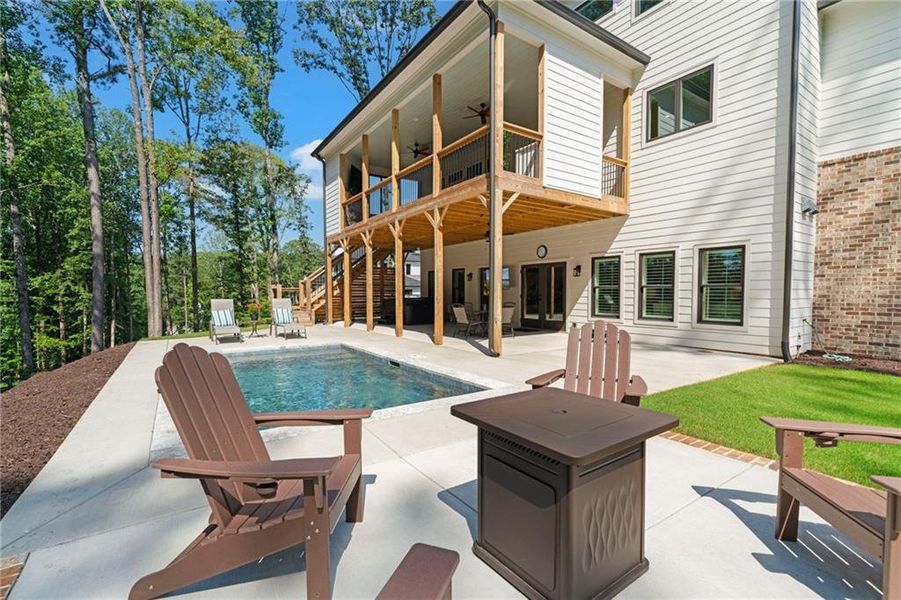 Front exterior of a new home in , Woodstock, GA, highlighting curb appeal (Image 20). Front exterior of a new home in , Woodstock, GA, highlighting curb appeal (Image 20).