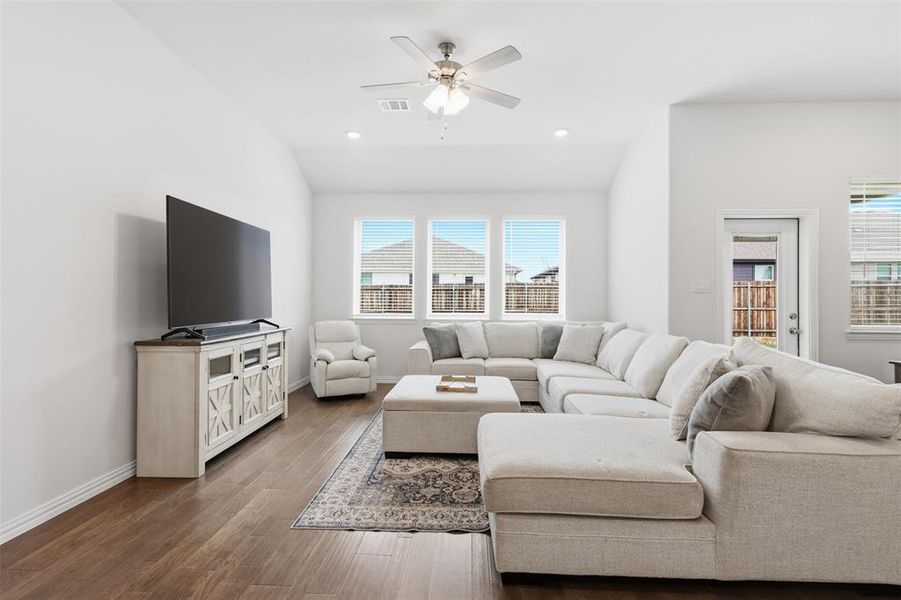Furnished interior view inside a new home in , Denton (Image 24).