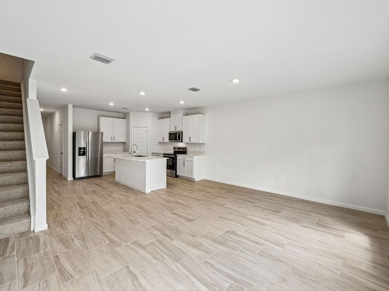 Spacious, unfurnished interior of a new home in Meritage Homes at Central Park, Port St. Lucie (Image 12). Spacious, unfurnished interior of a new home in Meritage Homes at Central Park, Port St. Lucie (Image 12).