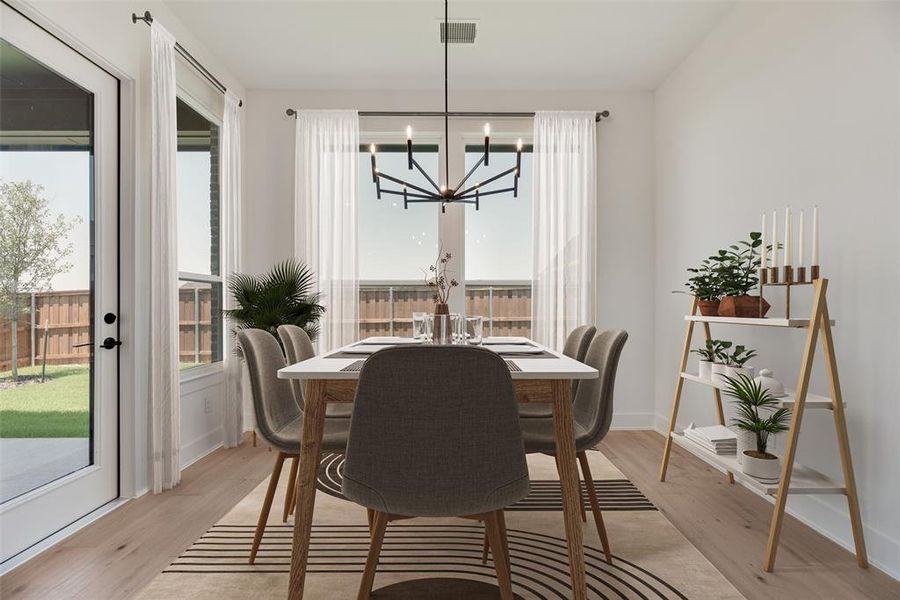 Furnished interior view inside a new home in Hillside Village, Celina (Image 4).