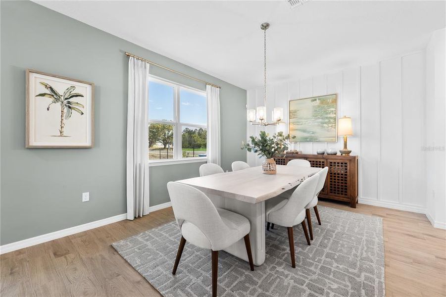 Furnished interior view inside a new home in Oakfield Trails, Parrish (Image 48). Furnished interior view inside a new home in Oakfield Trails, Parrish (Image 48).