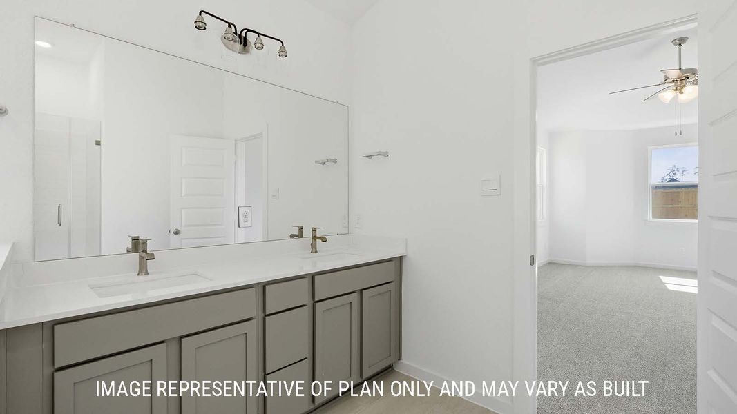 Furnished interior view inside a new home in The Woods, Lumberton (Image 7).