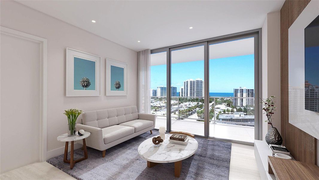 Artist's Rendering of unit view