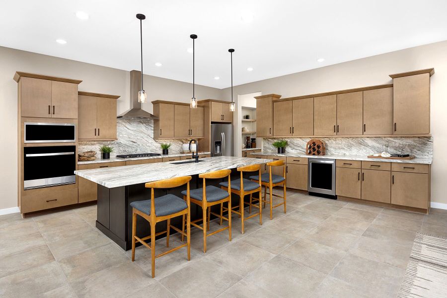 Representative furnished interior of a home built from the Lilac by Mattamy Homes in White Tank Vistas, Waddell (Image 7).