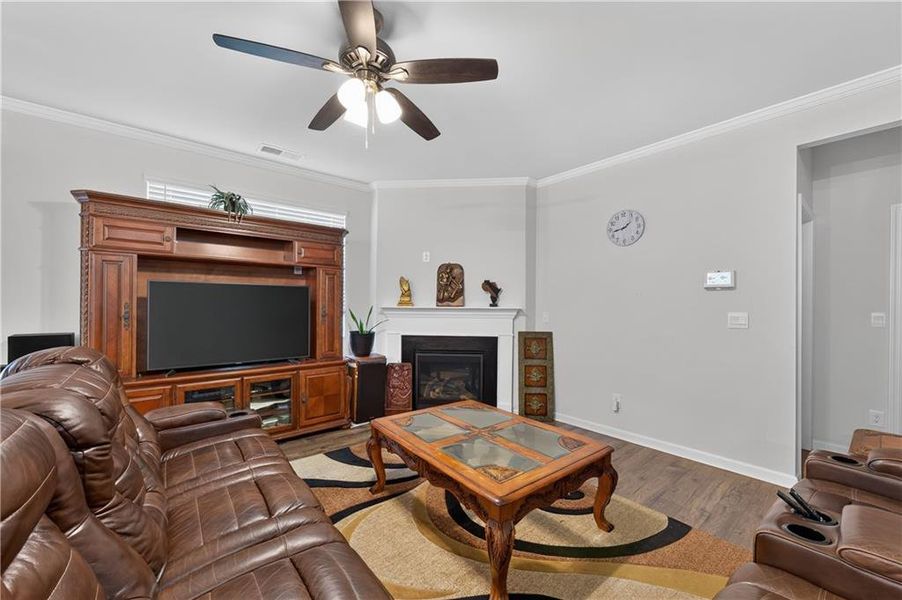 Furnished interior view inside a new home in Glen at Kensington, Lithia Springs (Image 29).