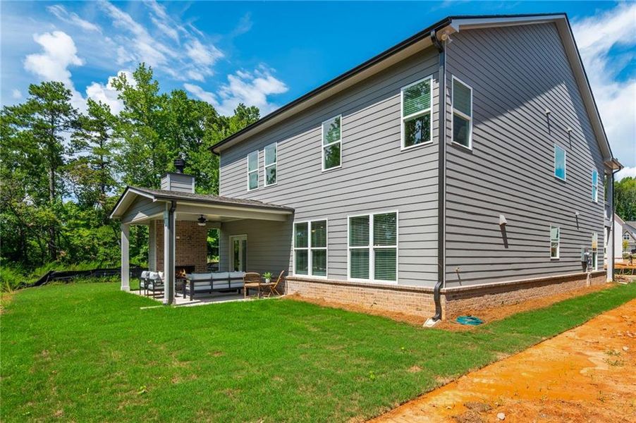 Exterior details and patio area of a home in , Flowery Branch (Image 35). Exterior details and patio area of a home in , Flowery Branch (Image 35).